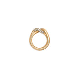 Unity Ring | 3mm I Pave I Yellow Gold