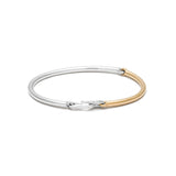 Two Tone Equinox Bracelet White Gold Yellow Gold- MAOR