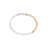 Two Tone Equinox Bracelet White Gold Yellow Gold- MAOR