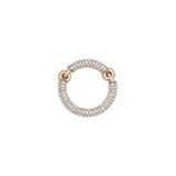 Equinox Ring | Full Pave I Yellow Gold