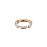 Equinox Ring | 2/3 Pave I Yellow Gold