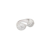 Heart Ring | Full Pave I White Gold