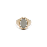 Hotam Oval Ring | 10mm | Mixed Metal