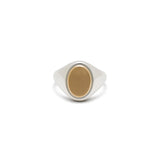 Hotam Oval Ring | 15mm | Mixed Metal