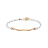 Lyra  Bracelet | Two Tone White & Yellow Gold