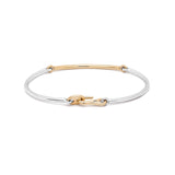 Lyra  Bracelet | Two Tone White & Yellow Gold