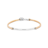 Lyra Bracelet | Two Tone White & Yellow Gold