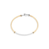 Lyra  Bracelet | Two Tone Yellow & White Gold