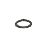 Lyra Ring | 2.5mm | Full Pave | Black Gold