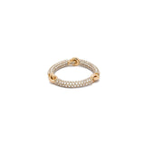 Lyra Ring | 2.5mm | Full Pave | Yellow Gold