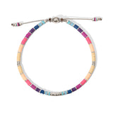 Mini Rizon Bracelet | Pink Pattern | Sterling Silver