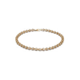 Omni Bracelet | 4mm | Full Pave | Yellow Gold