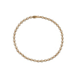 Omni Bracelet | 4mm | Full Pave | Yellow Gold