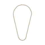Omni Necklace | 4mm | Full Pave | Yellow Gold
