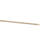Omni Necklace | 4mm | Full Pave | Yellow Gold
