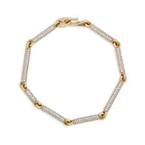 Orion Bracelet | Full Pave | Yellow Gold
