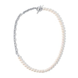 Perla Marinia Necklace | White Pearls | Sterling Silver