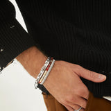 Rizon Bracelet I Wine Pattern I Sterling Silver