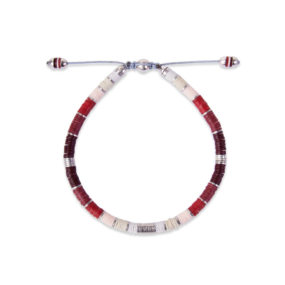MAOR MCohen collection Rizon Wine African bead bracelet