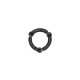 Solstice Ring | Full Pave | Black Gold