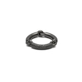 Solstice Ring | 1/3 Pave I Black Gold