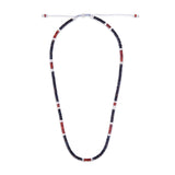 Sonoran Bead Necklace | Blue Tiger Eye Mix | Sterling Silver