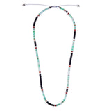 Sonoran Beaded Necklace | Chrysoprase Mix I Sterling Silver