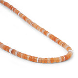 Tucson Necklace | Orange Aventurine I Sterling Silver