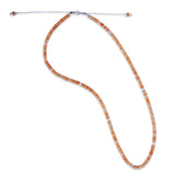 Tucson Necklace | Orange Aventurine I Sterling Silver