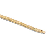 Zag Bracelet | Pave Detail | Yellow Gold