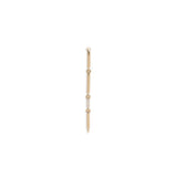 Orion Single Earring | Pave Detail | Yellow Gold