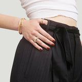 Solstice Ring | 1/3 Pave | Yellow Gold