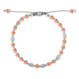 Saguaro Bracelet | Orange | Sterling Silver