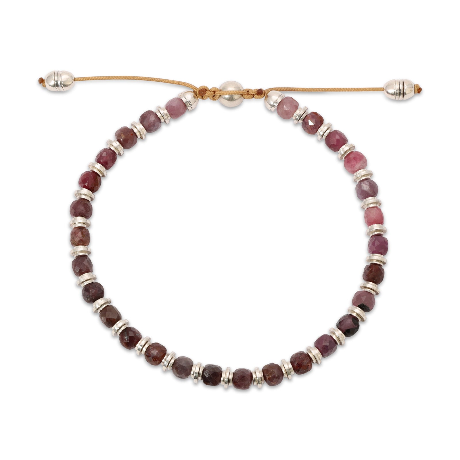 Fenom Bracelet | Ruby | Sterling Silver