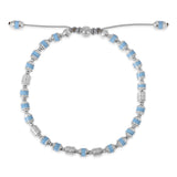 Saguaro Bracelet | Light Blue | Sterling Silver