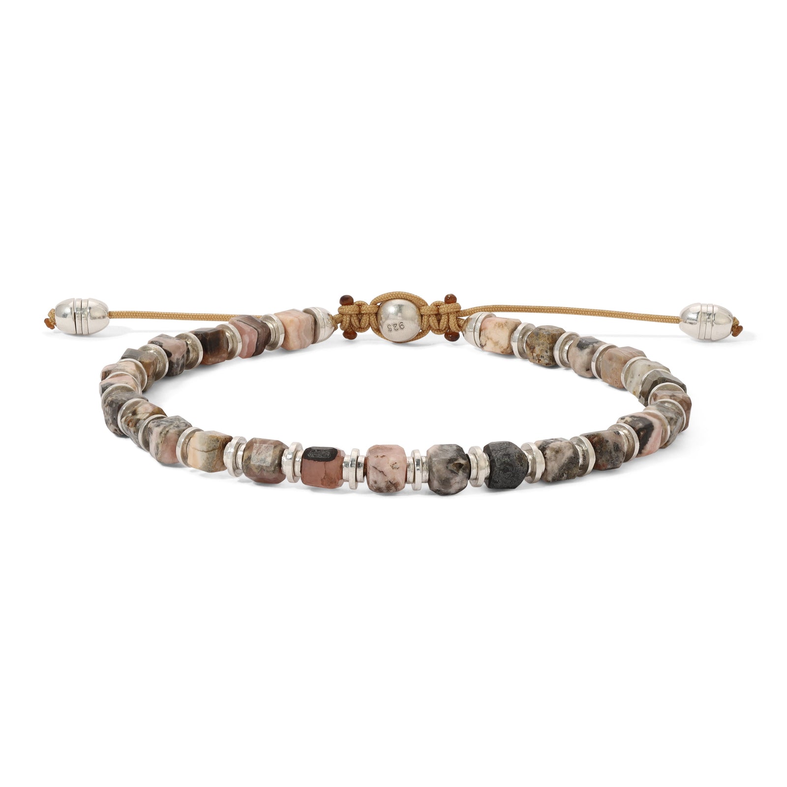 Fenom Bracelet | Rhodochrosite | Sterling Silver