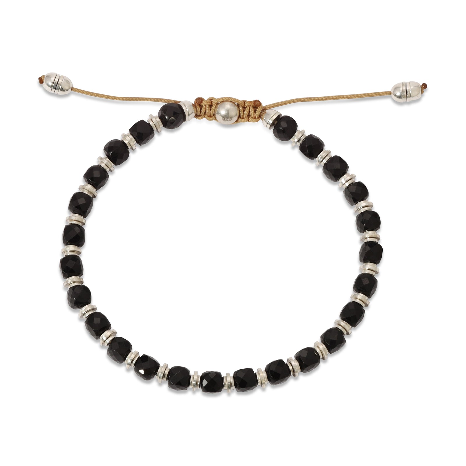 Fenom Bracelet | Black Tourmaline | Sterling Silver
