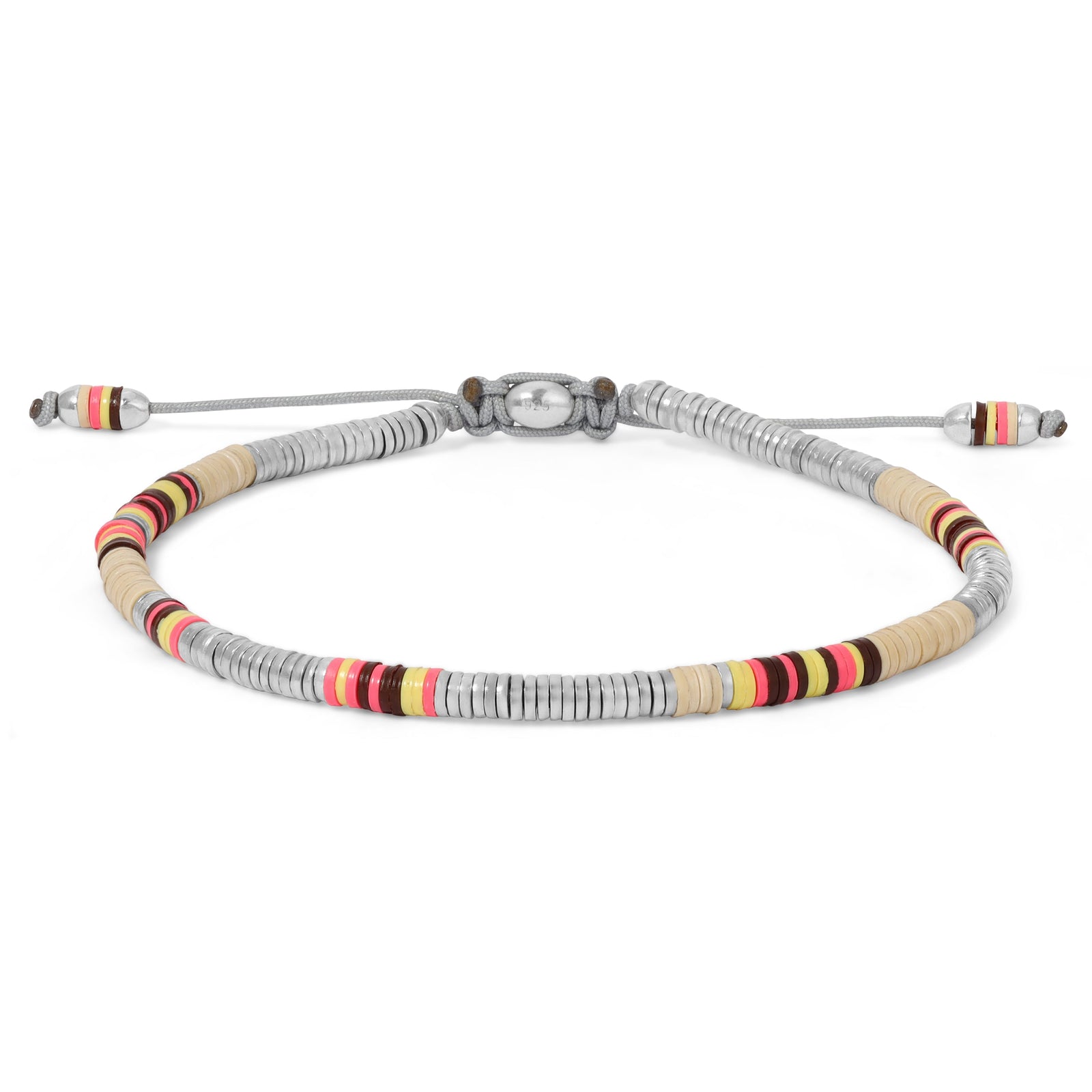Komodo Bracelet | Tan Pattern | Sterling Silver