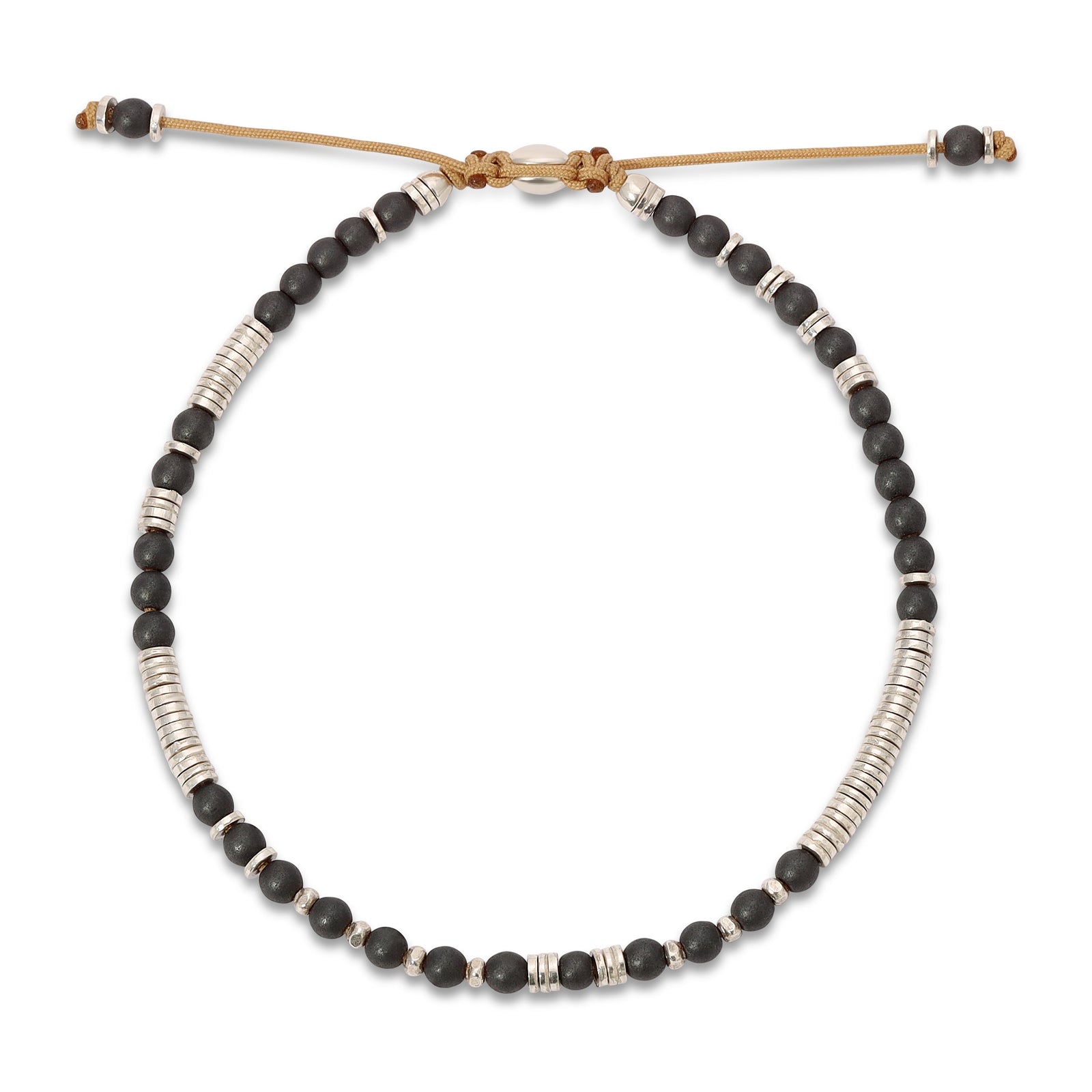 Precis Bracelet | Hematite | Sterling Silver