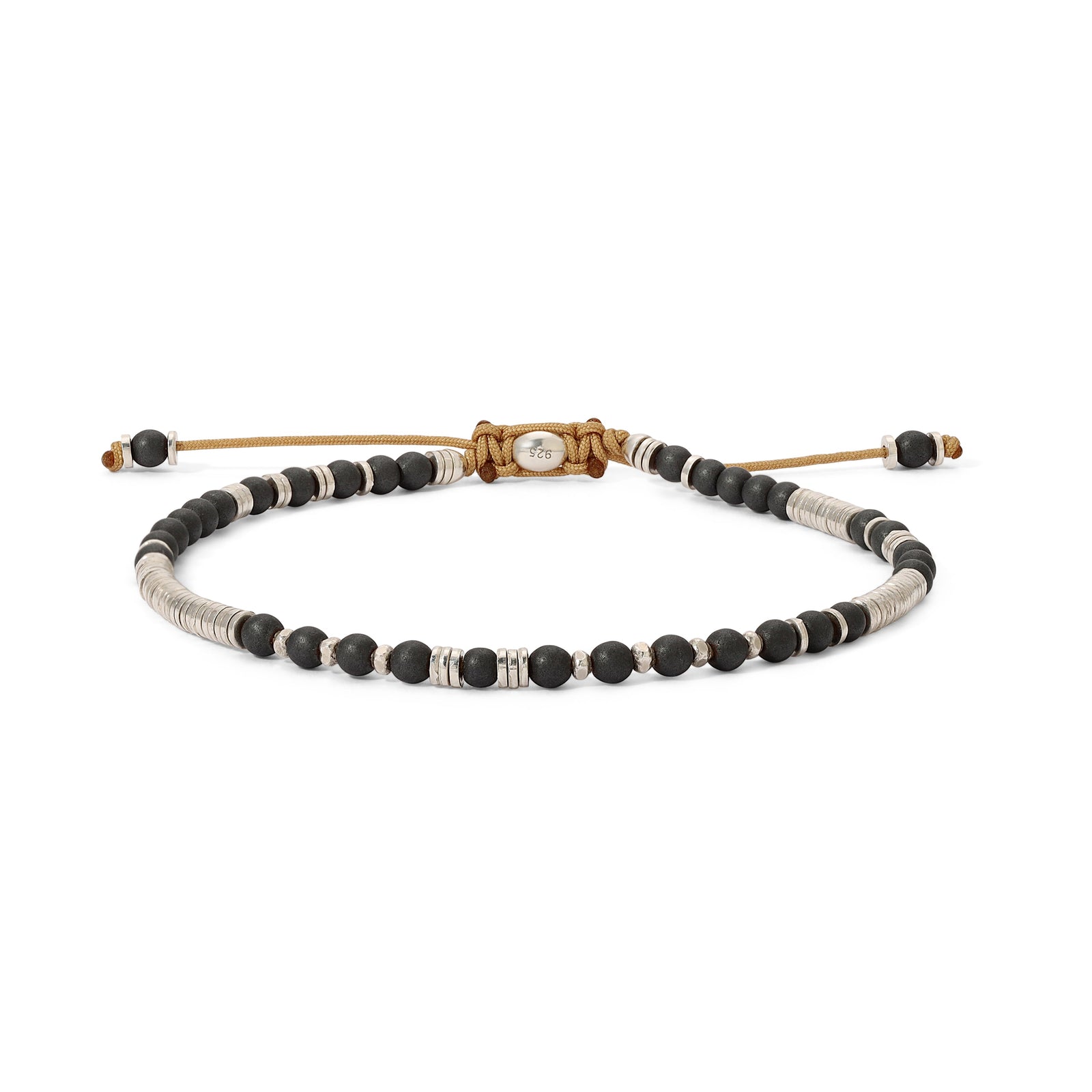 Precis Bracelet | Hematite | Sterling Silver
