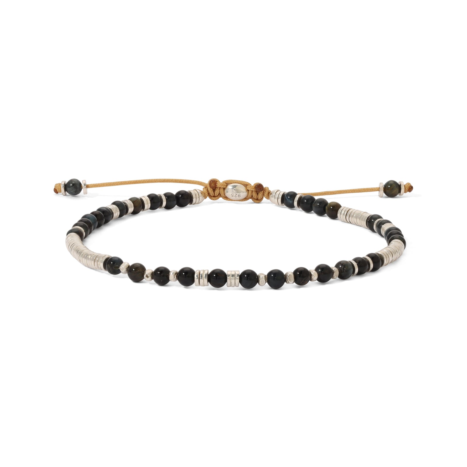Precis Bracelet | Blue Tiger Eye | Sterling Silver