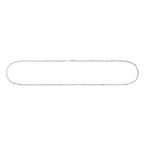 Linea Waist/Necklace/Bracelet | Four Wrap | Aquamarine | Sterling Silver