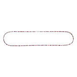 Linea Waist Chain | Merlot Mix Gemstone | Sterling Silver