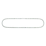 Linea Waist Chain | Emerald | Sterling Silver