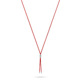Vesta Necklace Stack | Red Pattern | Sterling Silver