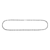 Linea Waist Chain | Onyx | Sterling Silver