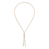 Elio Necklace Stack | Tan Pattern | Sterling Silver