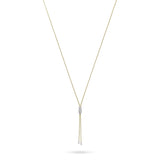 Oren Necklace Stack | Green Pattern | Sterling Silver