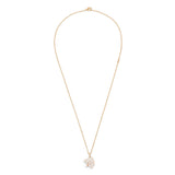 Los Angeles Fire Relief Pendant | Pave | Garnet | Yellow Gold