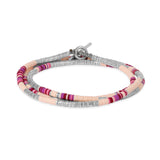 Komodo Necklace/Bracelet | Light Pink Pattern | Sterling Silver